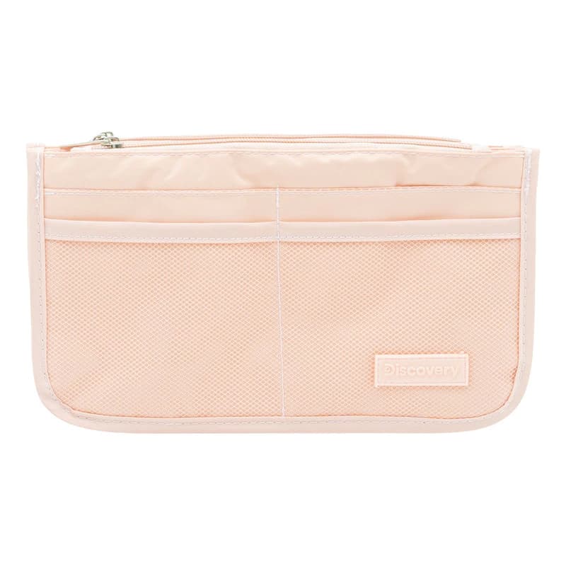 Neceser Organizador de Viaje Discovery Adventure 10 Bolsillos Impermeable — Rosa / Liso