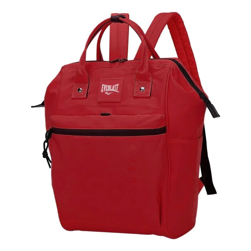 Mochila Everlast boca de pez urbana mujer nylon anti desgarre 24 L — Rojo modelo 21242 / Lisa