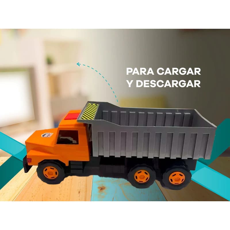 Camión Scania Arenero Volcador de Juguete Lionel's — Resistente y Detallado