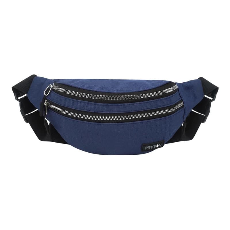 Riñonera Peyton Clásica Unisex Nylon — Cintura o Bandolera, Bolsillo Antirrobo