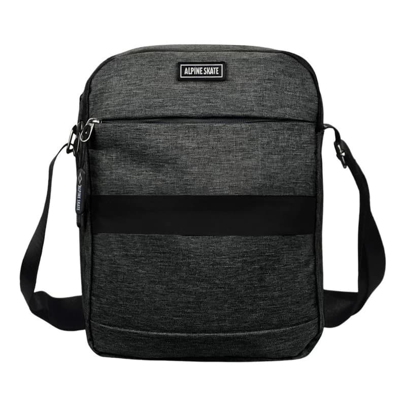 Morral Urbano Alpine Skate Bandolera Impermeable 100% Original — Gris oscuro Cod 15718