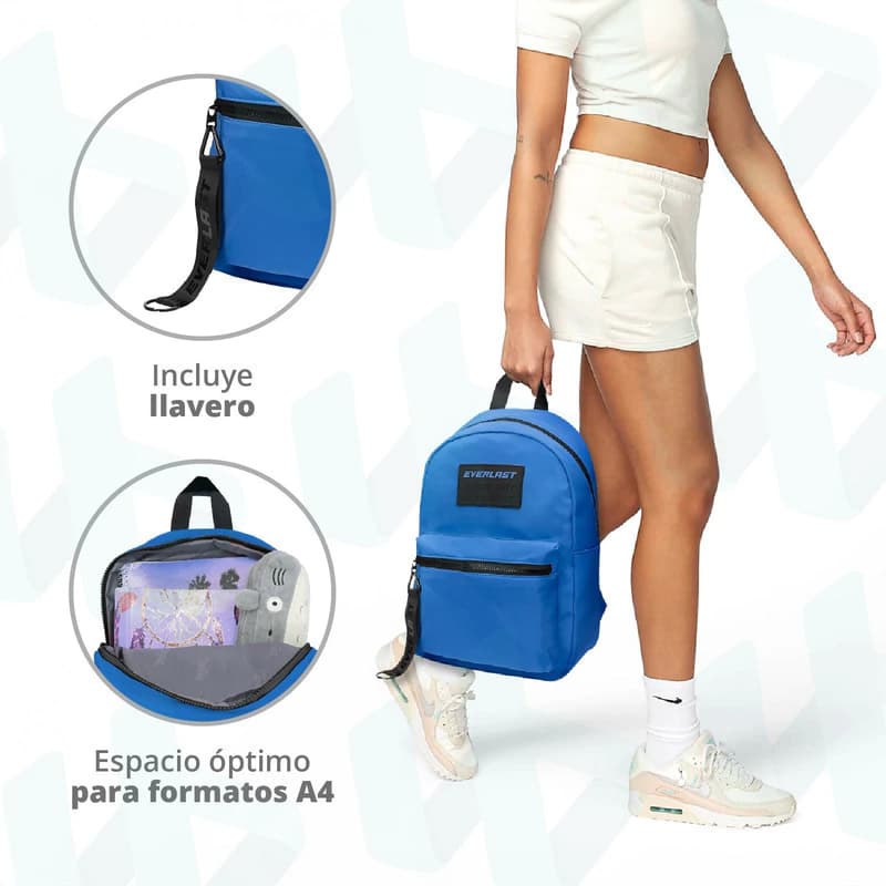 Mochila Everlast Urbana 12 L con separador para tablet y llavero