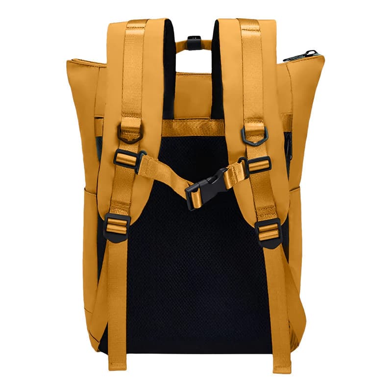 Mochila Urbana Everlast Porta Notebook 15.6" 20L con Apertura Trasera — Verde Mint / Liso