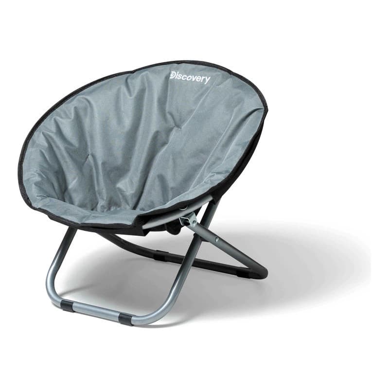 Silla Plegable Discovery Ultraliviana Reposera Reforzada New Color Negro-gris
