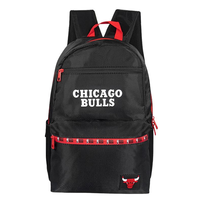 Mochila Urbana NBA Licencia Oficial 20L Porta Notebook 15.6" Waterproof — 22083 / Chicago Bulls