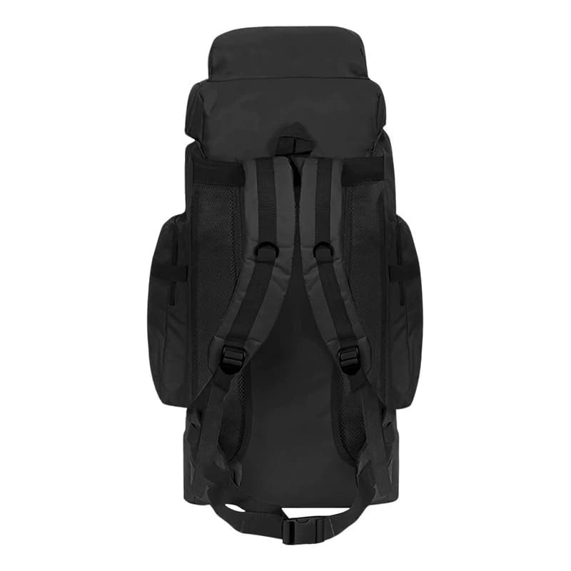 Mochila Táctica Mochilero Camping 70 Lts Reforzada Viaje — Verde / Liso