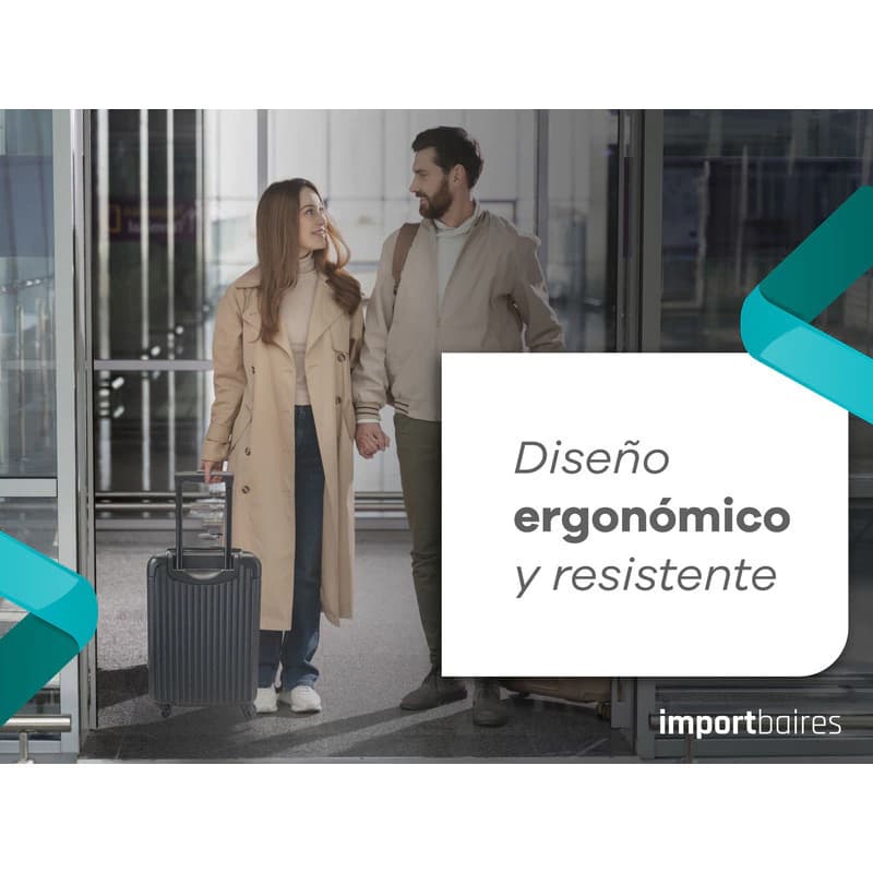 Valija Carry On 20" Bagcherry rígida ABS con candado y ruedas 360°