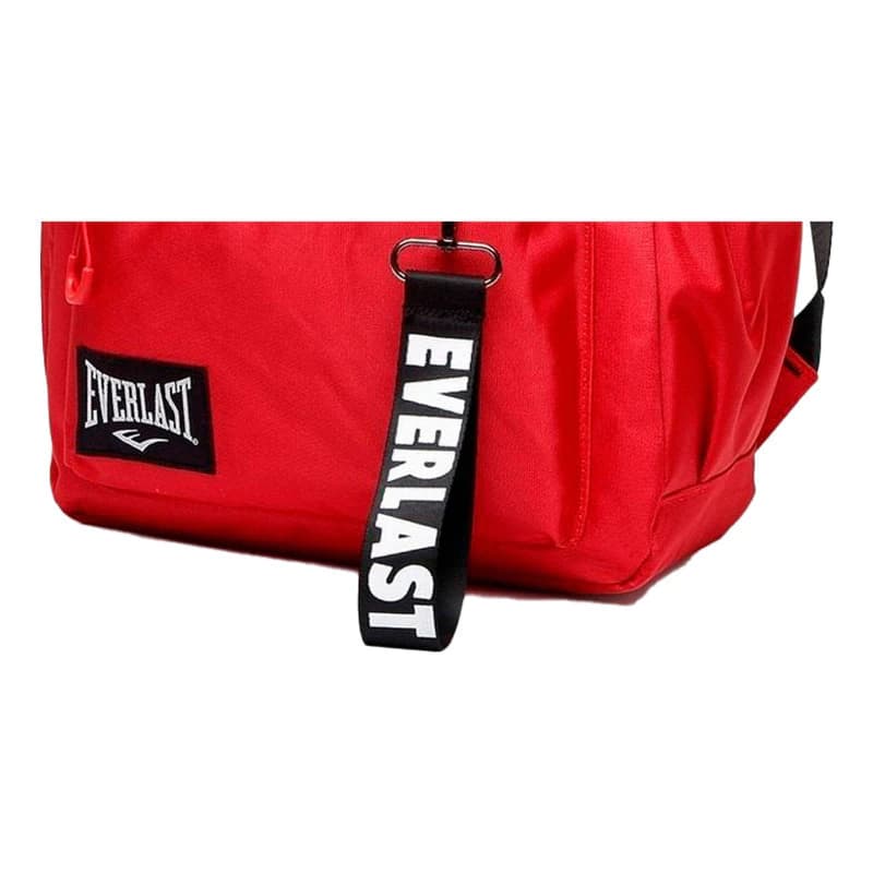 Mochila Escolar Urbana + Llavero | Everlast — Negro / Liso