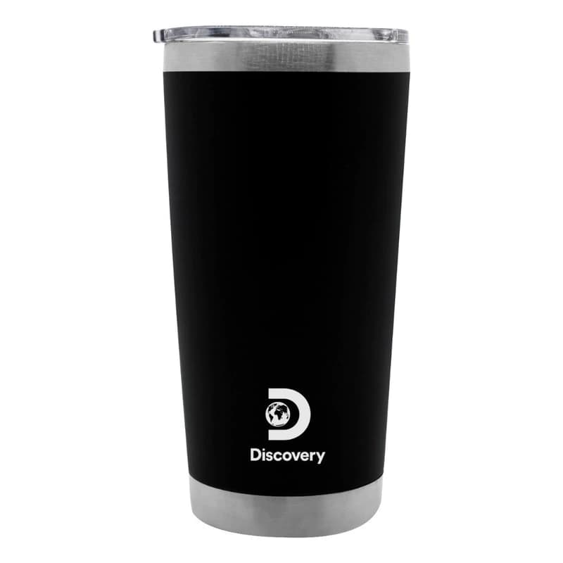 Vaso Térmico Acero Inoxidable 600 ml Discovery Adventure con Tapa – Negro