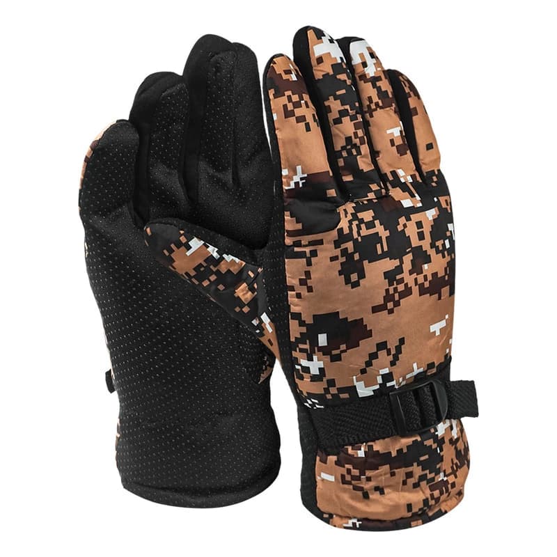 Guantes Térmicos Impermeables Invierno Forest — Nieve, Moto y Uso Urbano — Verde Camuflado / Unico
