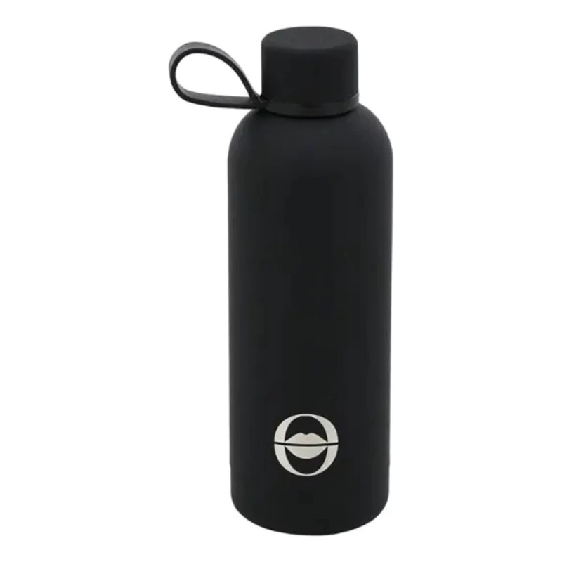 Botella Térmica 500 ml | Acero Inoxidable Doble Capa | Oreiro Love — Negro