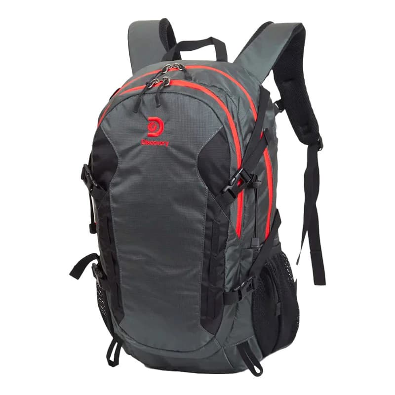 Mochila Trekking Discovery 23L impermeable con funda lluvia e hidratación - Modelo 22311 — Azul 22311 / Lisa