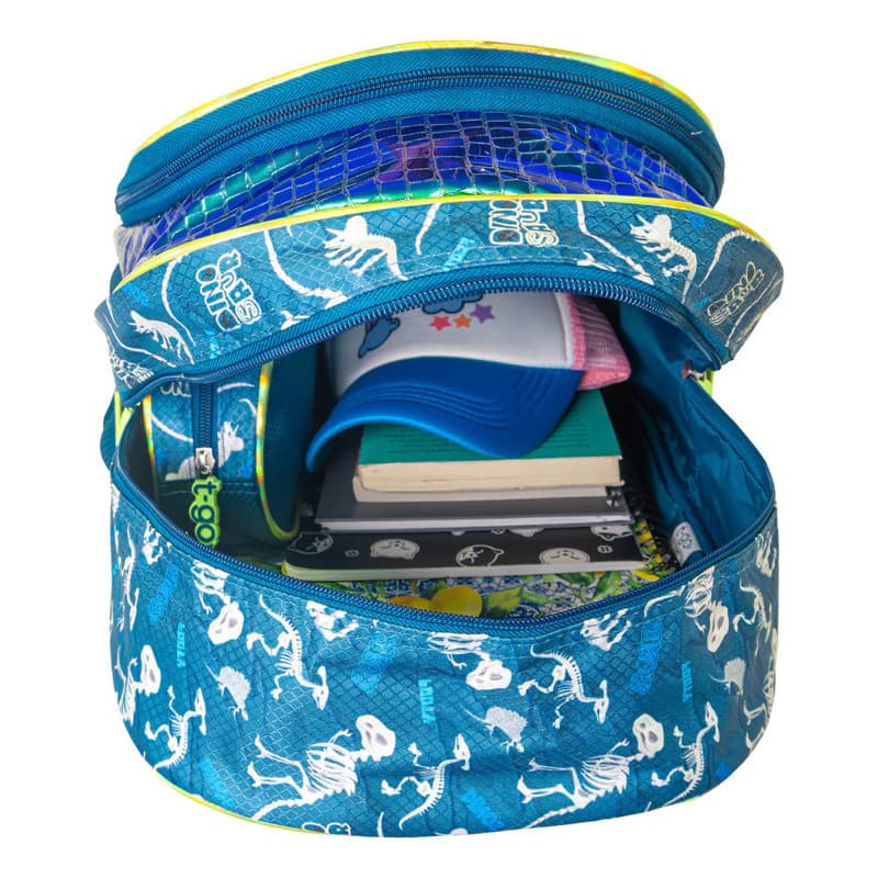 Mochila Escolar | Para Nenes Jardín T-go 14 | Dino T-rex