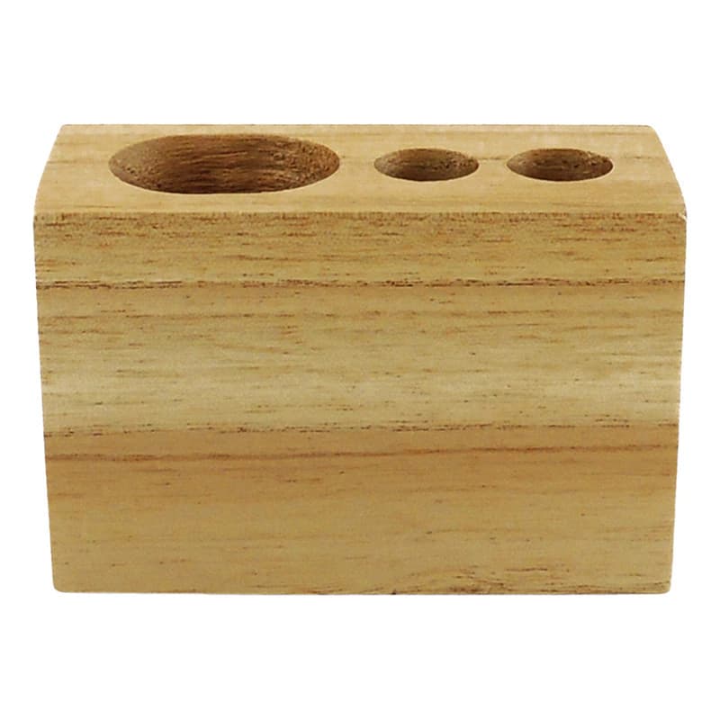Set de Baño x3 Piezas | Madera Maciza de Paraíso | Simple Home
