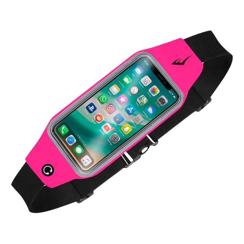 Riñonera Deportiva Everlast Expandible Portacelular Impermeable con Visor — Rojo 11600 / Running