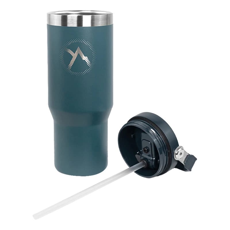 Vaso Térmico Discovery Adventure 900ml Acero Inox con Tapa y Manija — Verde / Lisa