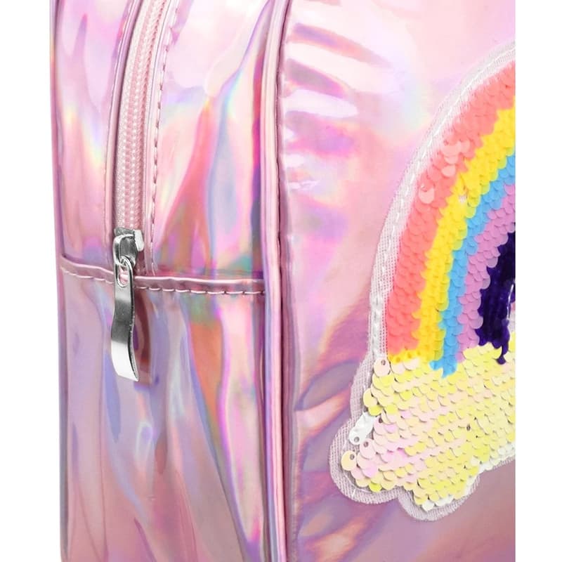 Mochila Infantil Trendy con Lentejuelas Reversibles Nena Tornasolada