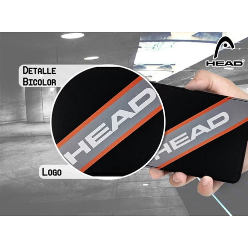 Billetera Head Eco Cuero PU Hombre 12 Tarjetas con Caja de Regalo — Naranja