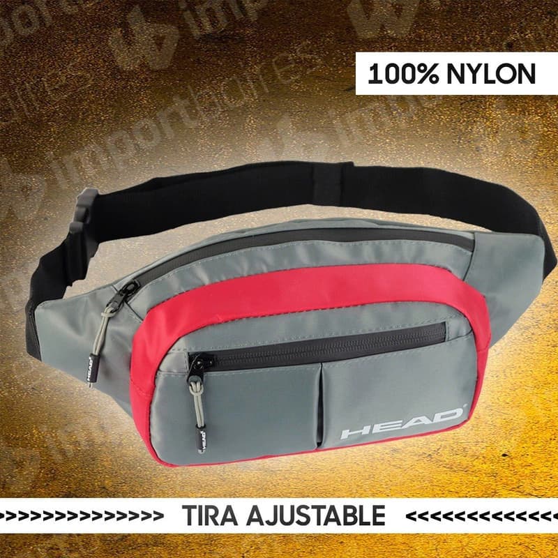 Riñonera deportiva Head para celular - Running y uso diario, hombre y mujer — Rojo