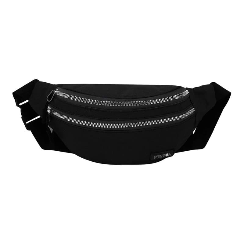 Riñonera Peyton Clásica Unisex Nylon — Cintura o Bandolera, Bolsillo Antirrobo
