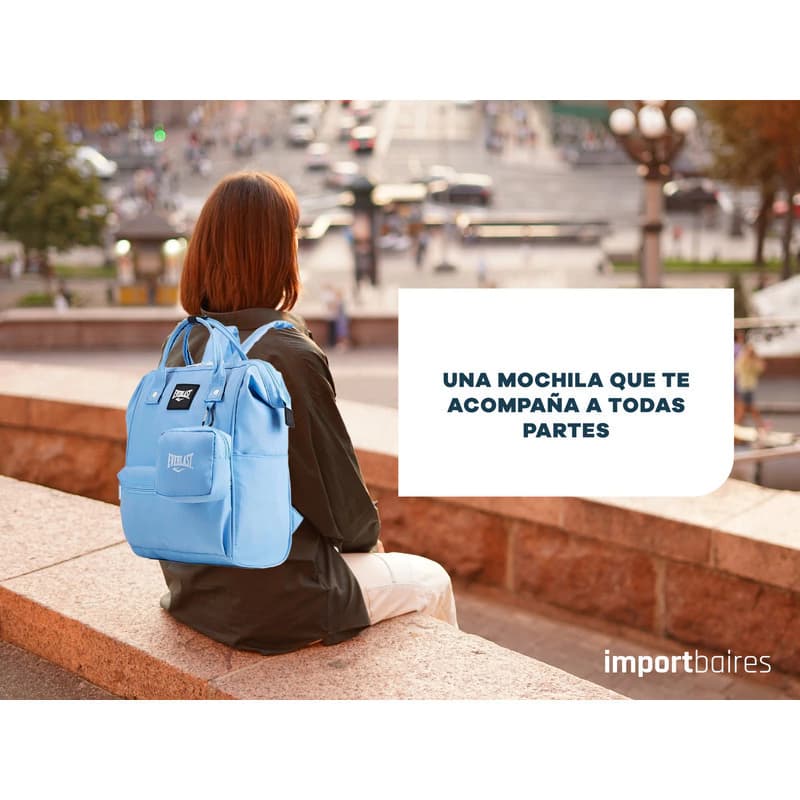 Mochila Urbana Everlast Boca de Pez Antirrobo con Monedero – Mujer
