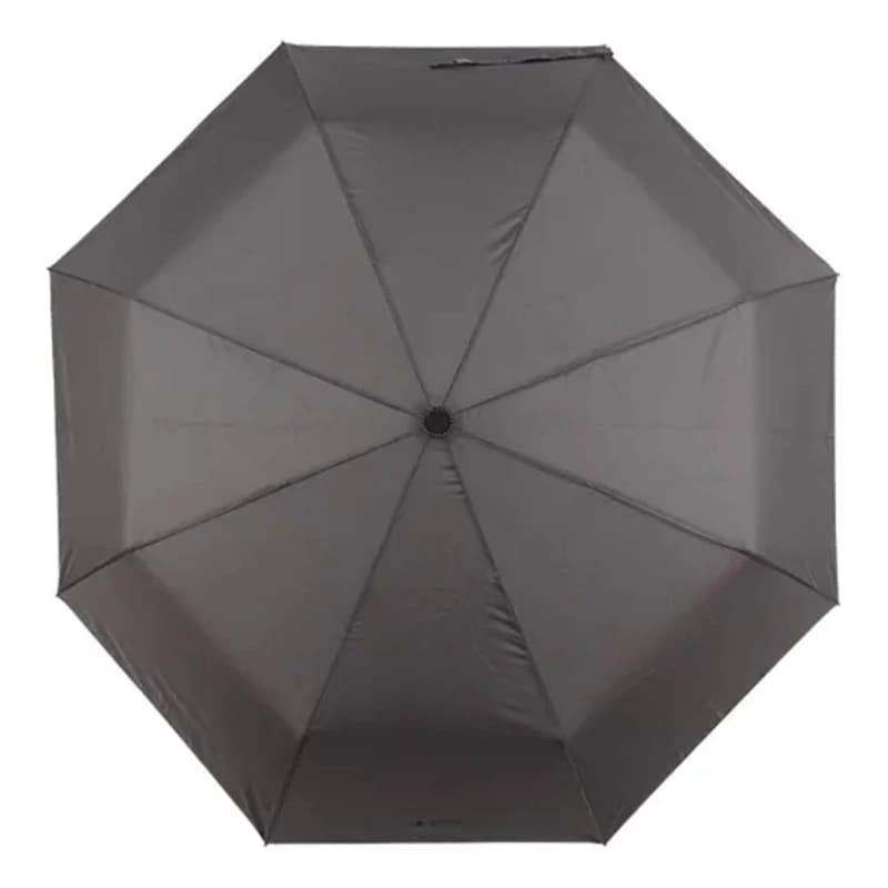 Paraguas Wellington Polo 6301 Unicolor Recto Automático — Gris / Liso