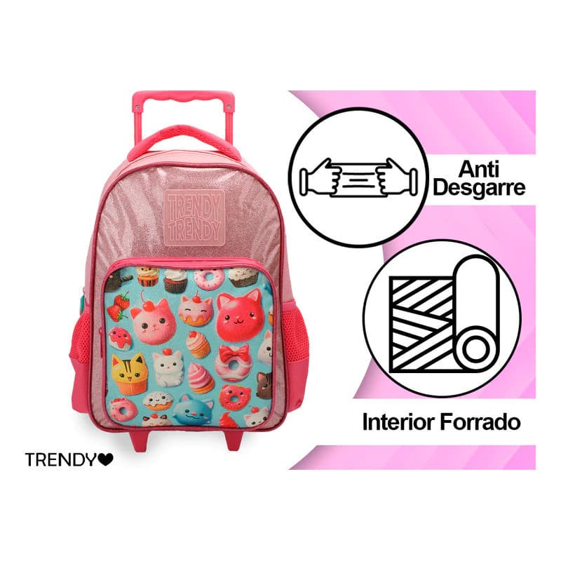 Mochila Escolar Carrito | Trendy