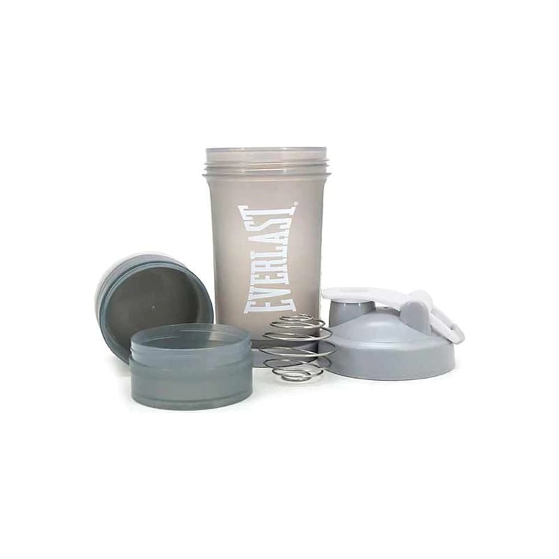 Shaker Everlast 450 ml Vaso Mezclador para Proteínas — Gris