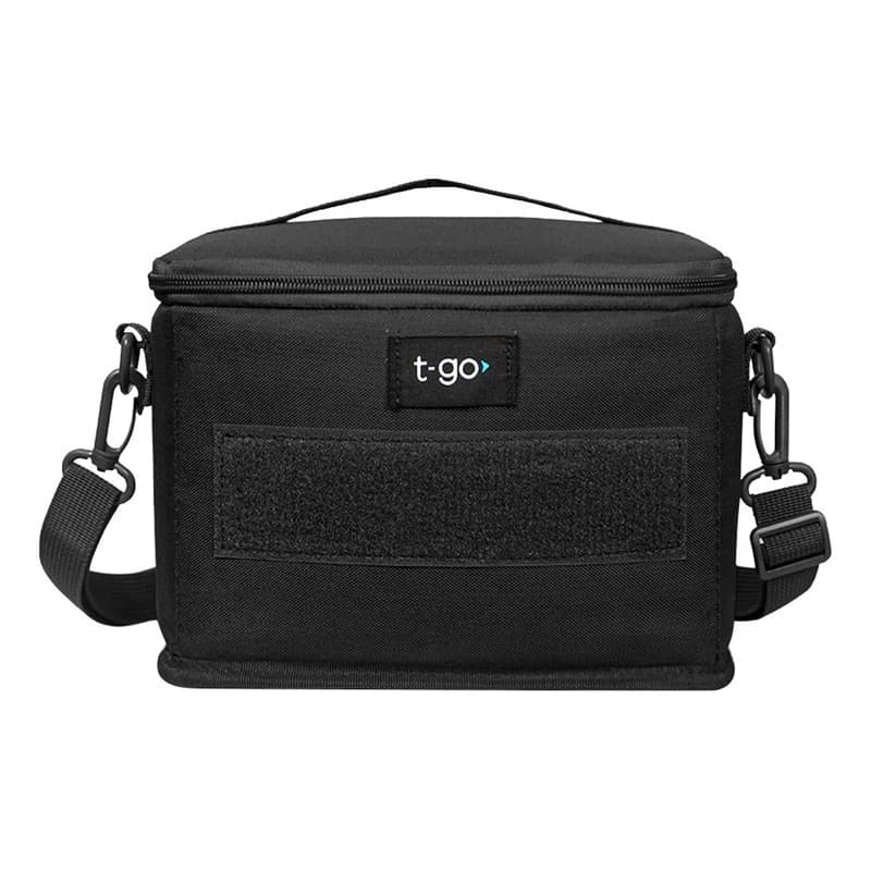 Lunchera Térmica Escolar | Camping | T-go — Negro / Liso