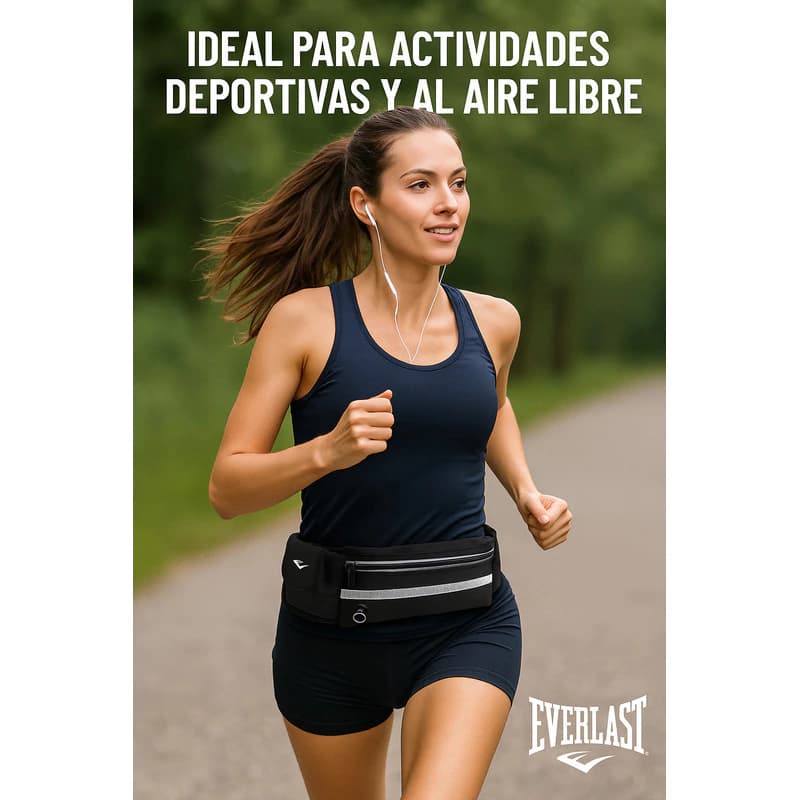 Riñonera Deportiva Everlast Running Expandible Neopreno Porta Celular