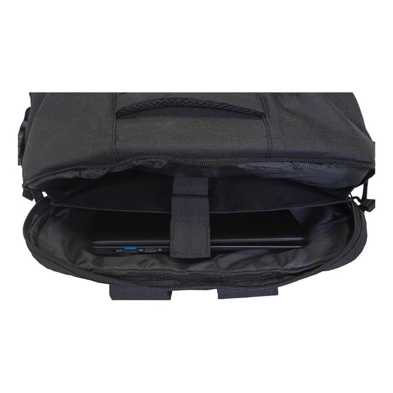 Mochila de Viaje con Compartimento para Notebook Bagcherry 18 L Negro | 6 Bolsillos