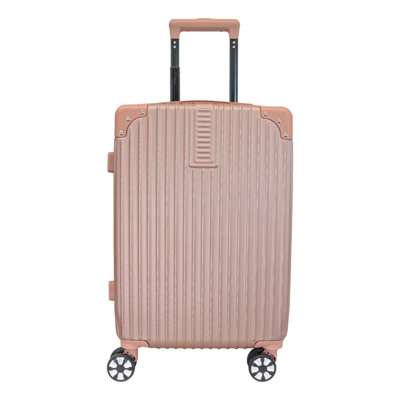 Valija Carry On Cabina Rígida ABS Bagcherry 50cm con Candado y 4 Ruedas 360° — Rosa Gold / Lisa