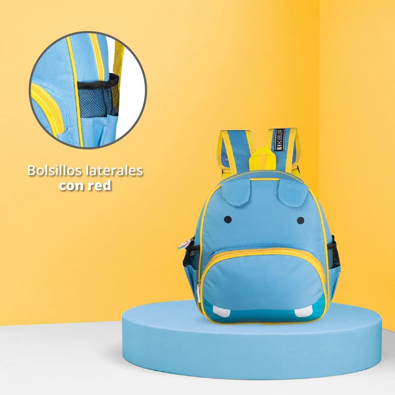 Mochilas Espalda Nena Para Jardin Escolar Niñas Liviana — Amarillo / Abeja