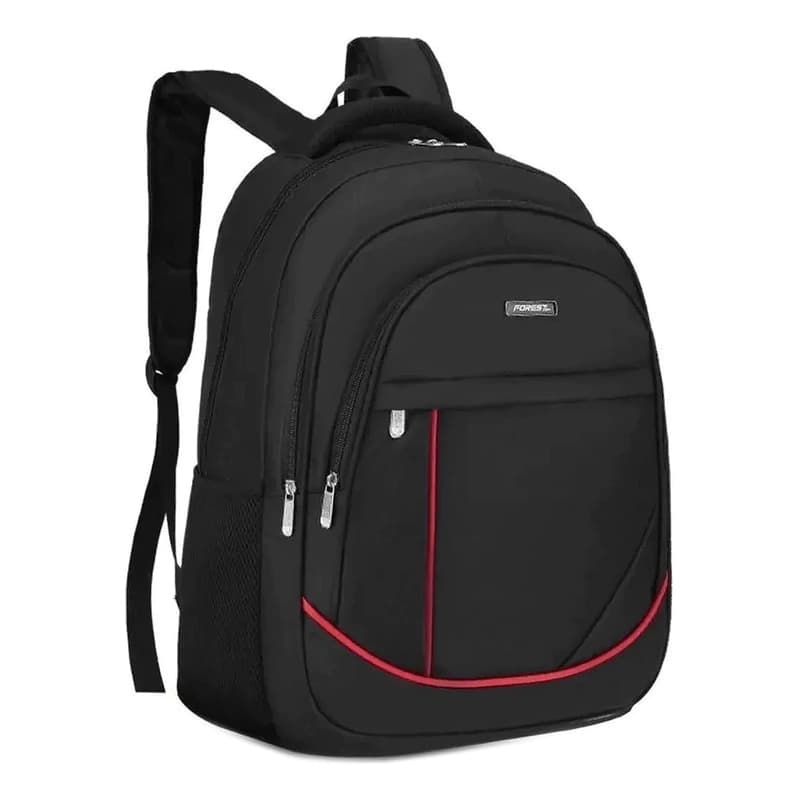 Mochila Porta Notebook Forest Ride con Puerto USB | 30 L | Impermeable | Negro