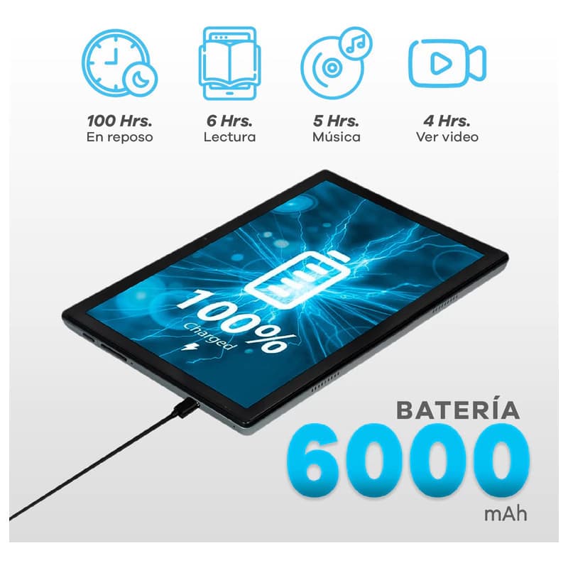 Tablet T-go Gamer Tb1001-4r 64gb 10 + Auriculares Pro21 — Auricular Rojo