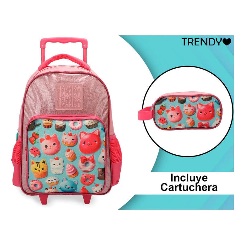 Mochila Escolar Carrito | Trendy