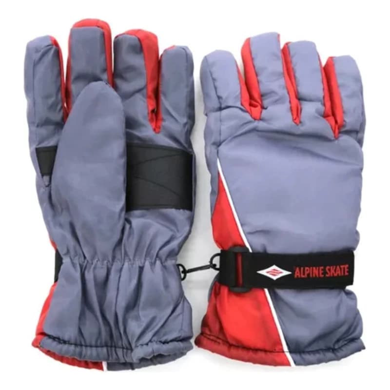 Guantes de Invierno Alpine Skate Acolchados Térmicos Unisex Talle Único — Gris 16891