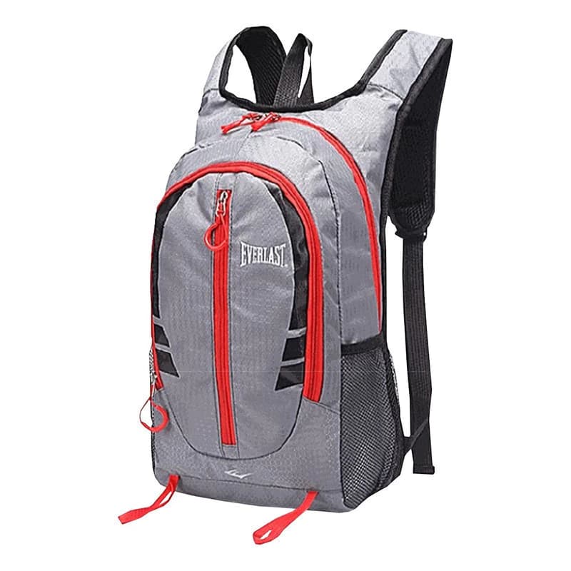 Mochila Deportiva Running Everlast 11L Gris Reforzada con Botinero