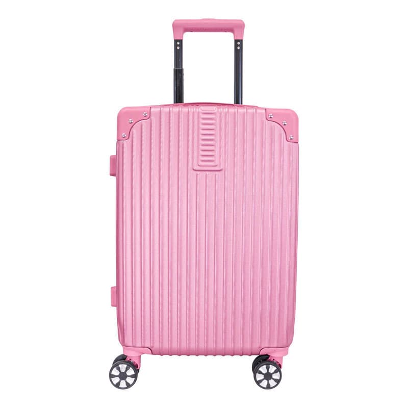 Valija Carry On Cabina Rígida ABS Bagcherry 50cm con Candado y 4 Ruedas 360° — Rosa chicle / Lisa