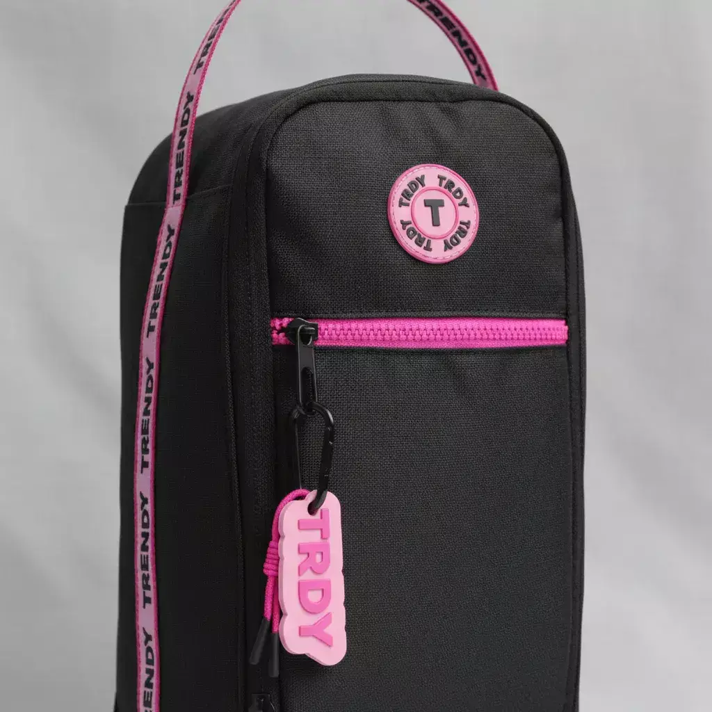 Bolso Botinero Femenino Trendy para Botines y Zapatillas — Negro
