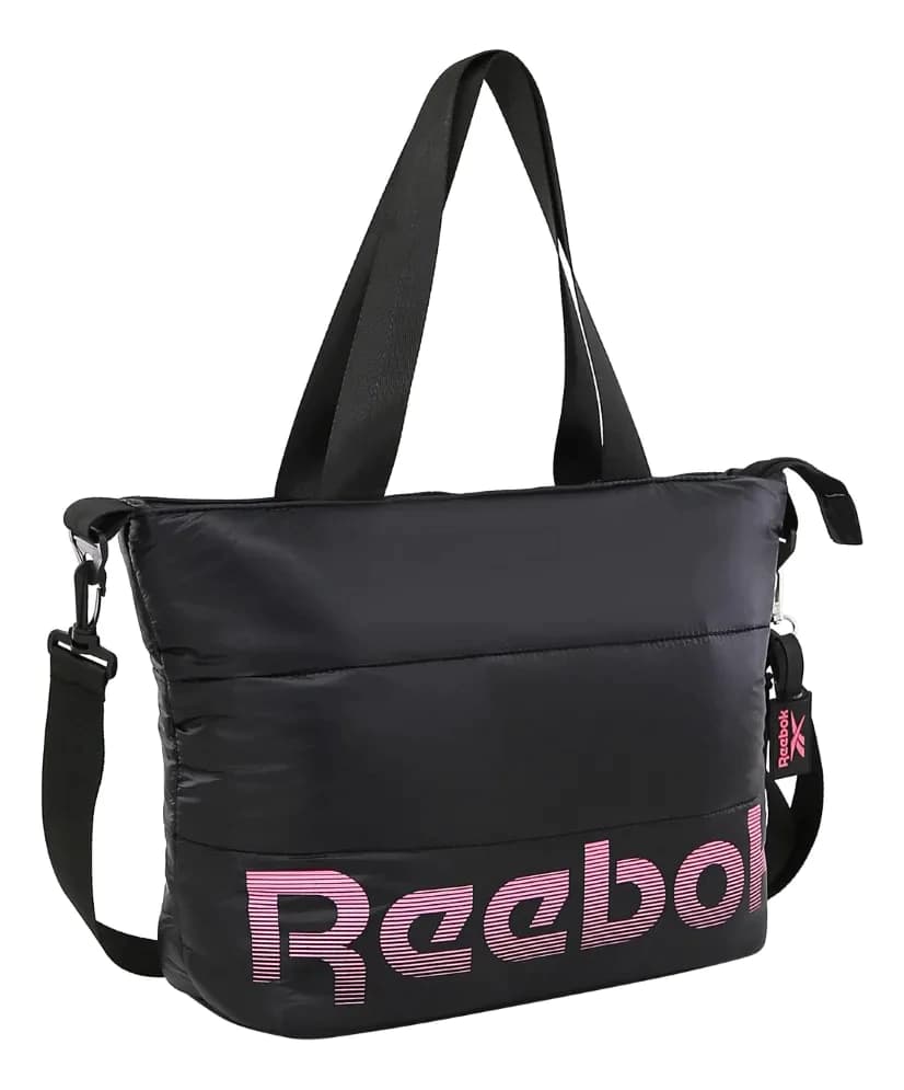 Cartera Bandolera Puffer con Llavero | Reebok — Negro