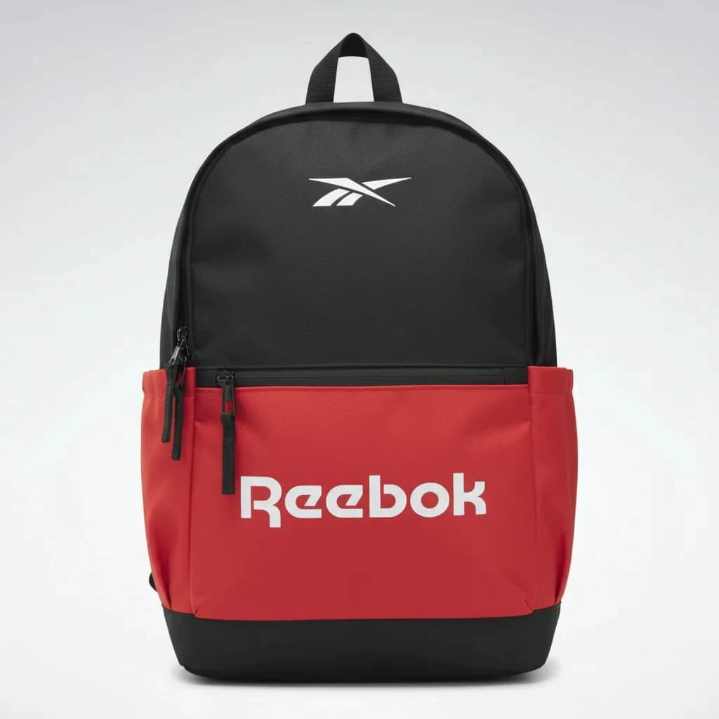 Mochila Urbana Reebok Essential Unisex con porta notebook 14" liviana — Negro 60103 / Liso
