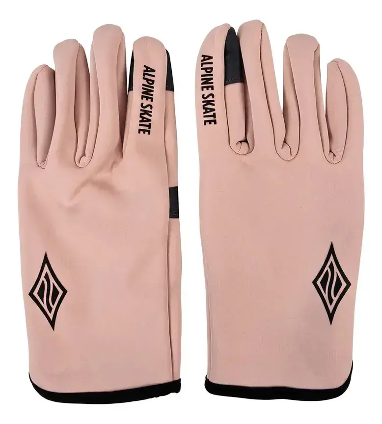 Guantes Deportivos Softshell | Rompeviento | Alpine Skate — Rosa