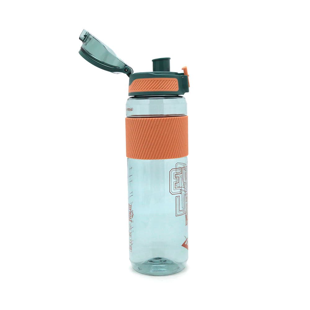 Botella de Agua Deportiva 1 Litro | Sistema Push y Libre de BPA | Everlast — Negro