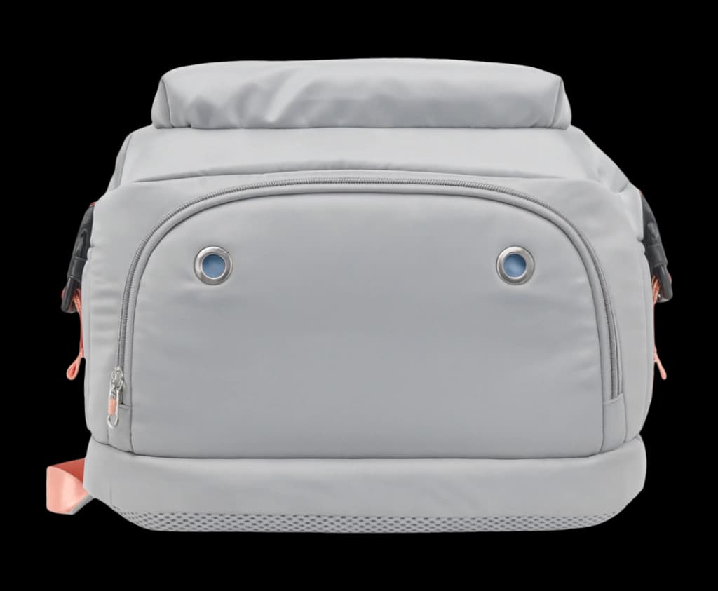 Mochila de Viaje para Avión con Porta Notebook y 11 Bolsillos - Modelo EB440 — Negro / Liso