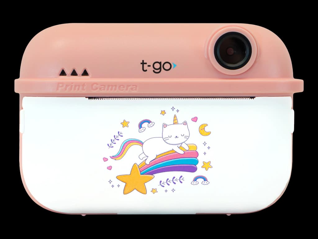 Cámara Mini Impresora Térmica Portátil 1080p Video / W067 — Rosa