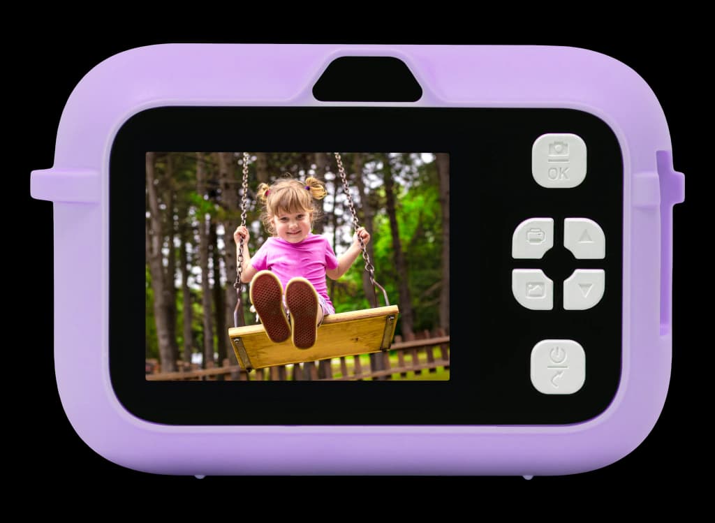 Cámara Mini Impresora Térmica Portátil 1080p Video / W067 — Lila