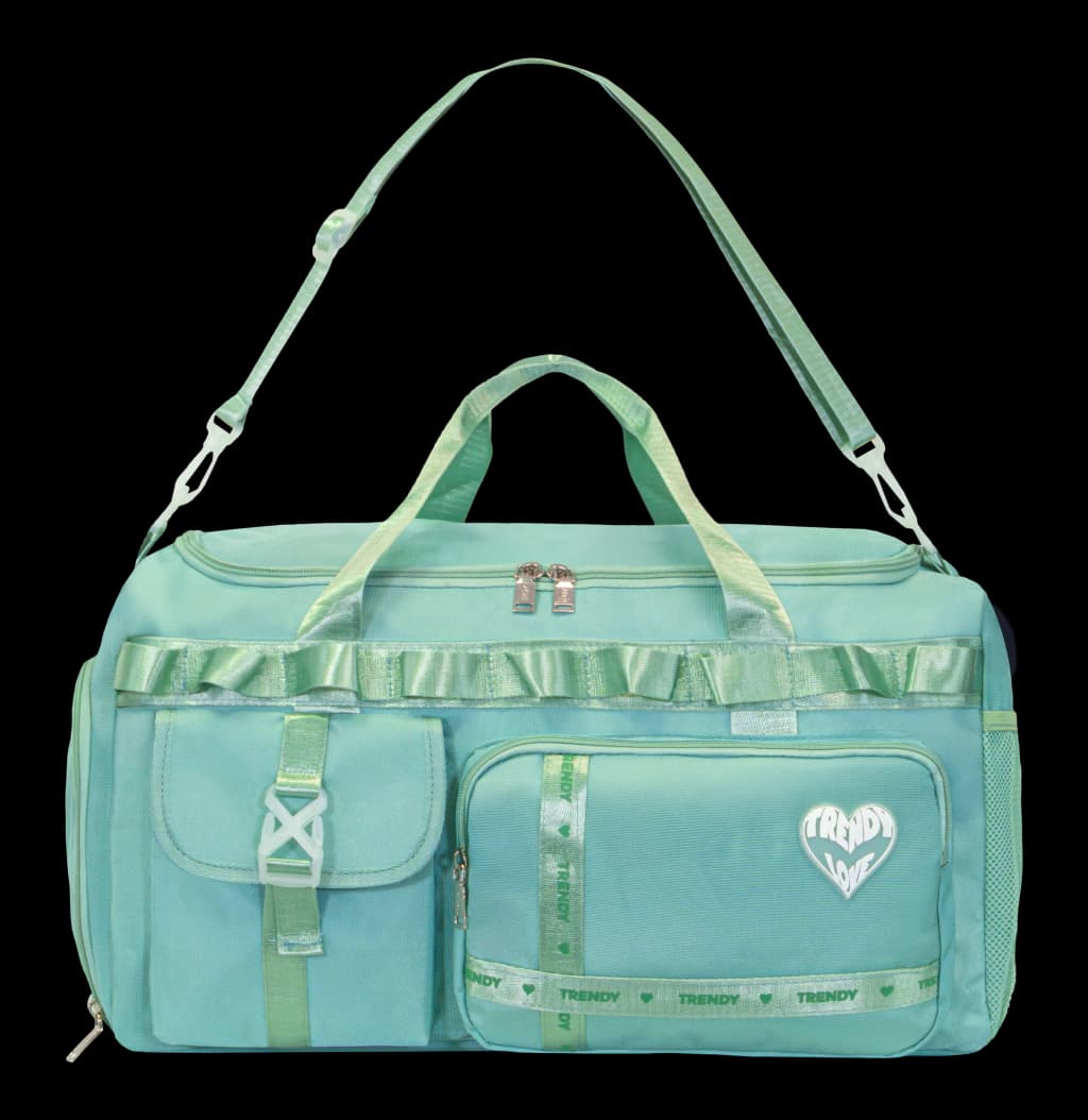 Bolso Deportivo y de Viaje | Faja Carry-On | Trendy — Negro