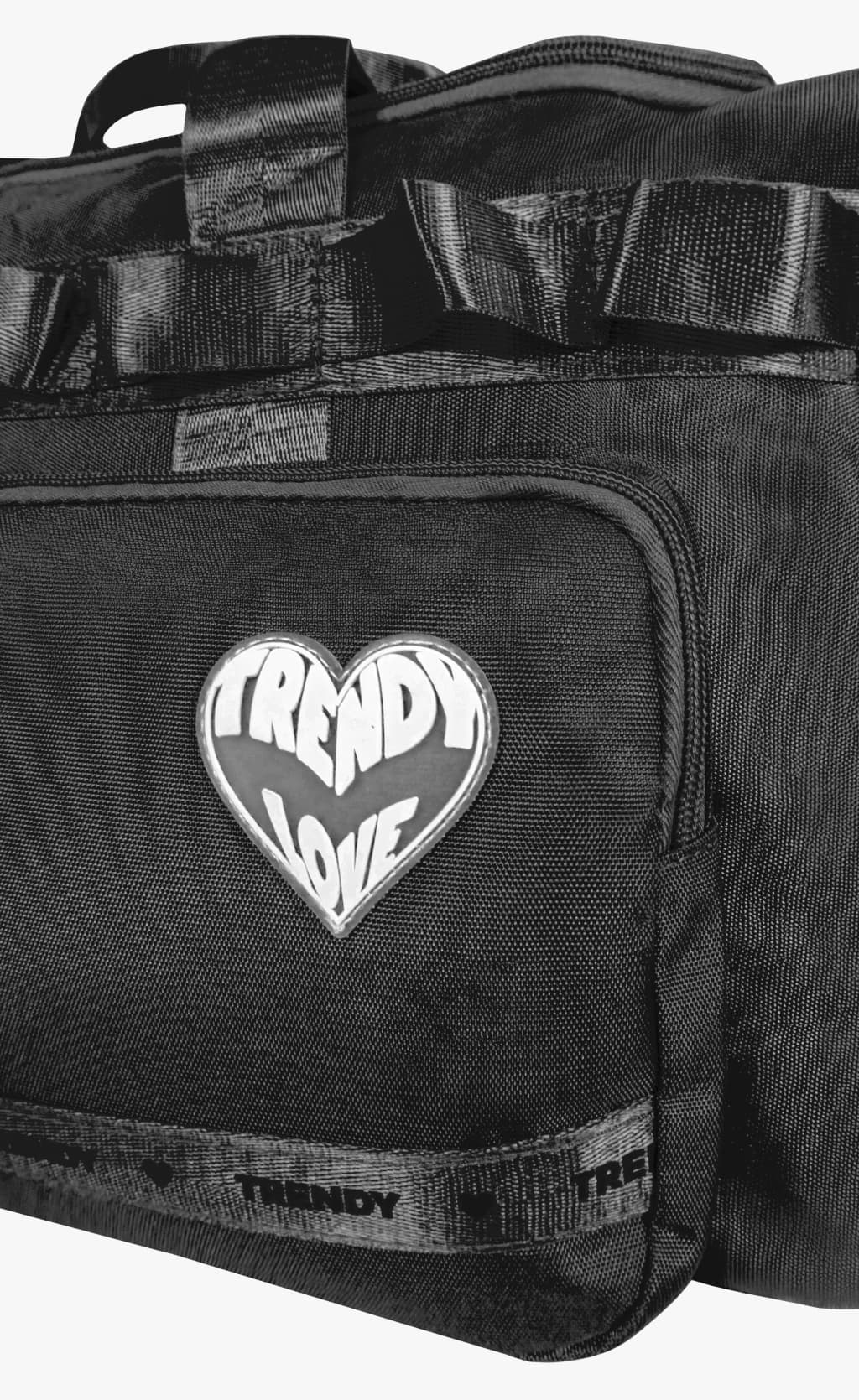 Bolso Deportivo y de Viaje | Faja Carry-On | Trendy — Negro