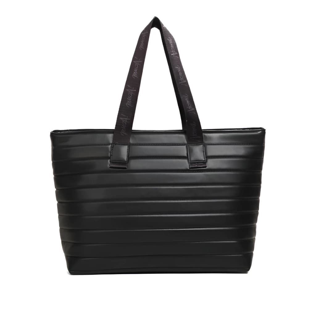 Tote Bag Cuero Matelasseado PU | Muaa — Beige